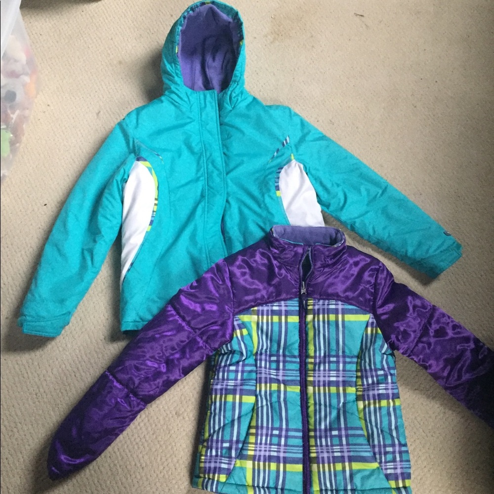 Girls winter coat set